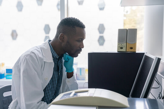 Researcher Working With Computer
