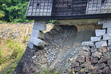 熊本城（熊本地震被災後）