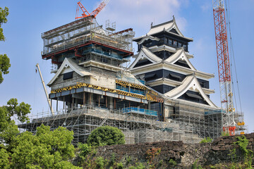 熊本城（熊本地震被災後）