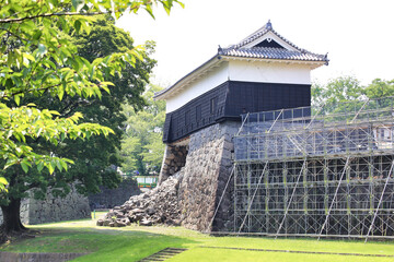 熊本城（熊本地震被災後）