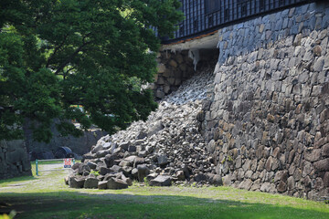 熊本城（熊本地震被災後）
