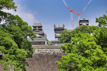 熊本城（熊本地震被災後）