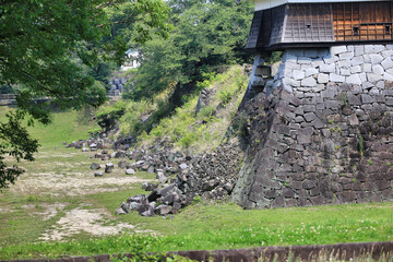 熊本城（熊本地震被災後）
