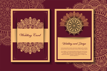 Luxury Elegant wedding card Design