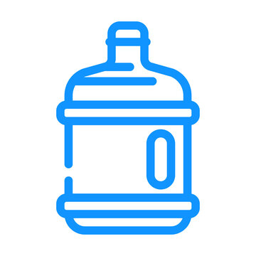 water plastic bottle color icon vector. water plastic bottle sign. isolated symbol illustration