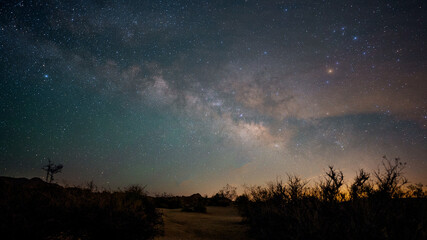 Fototapeta na wymiar Milky Way Galaxy Night Sky