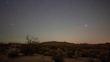 Starry Desert Night Sky