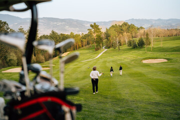 Anonymous Golfer women playing golf