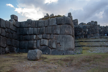 Sacsayhuaman Archaeological Complex, Cusco, Peru on October 5, 2014