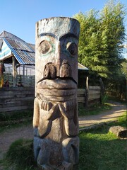 totem pole in the park