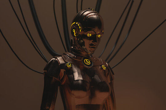 Portrait of a connected robot