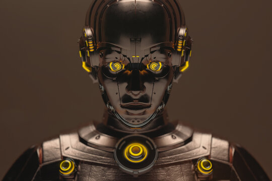 Portrait of a connected robot