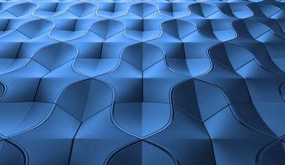 Elegance. Blue geometry.Shoot 3.