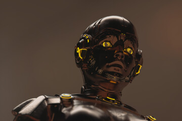 Portrait of a connected robot