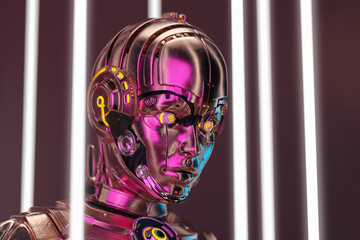 Portrait of a connected robot