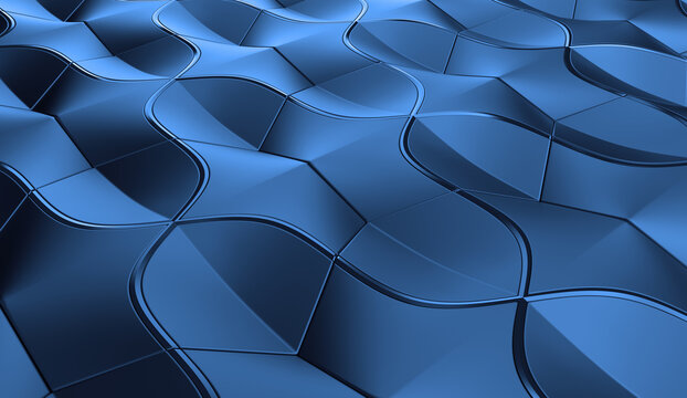 Elegance. Blue geometry.Shoot 1.