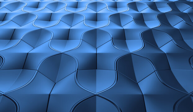 Elegance. Blue geometry.Shoot 3.