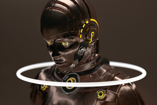 Portrait of a connected robot