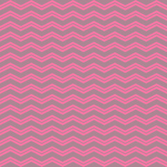 Chevron zigzag seamless pattern of pink color.