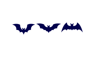  Bat icons vector design 
