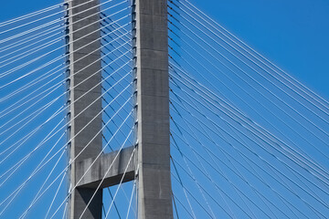 Talmadge Memorial Bridge from Savannah, GA