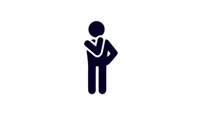 Basic posture icon set vector design 