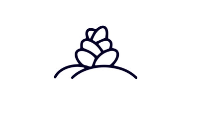 Fototapeta premium Cactus icon set vector design 