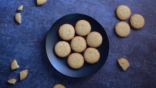 Crunchy fresh baked Butter cookie