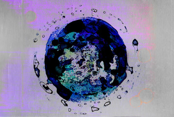 Abstract Planet Similar to Earth