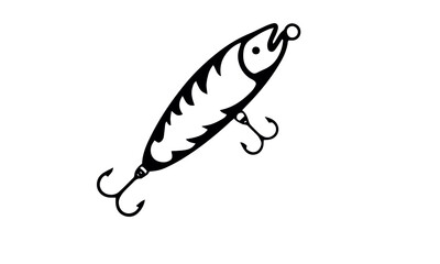  Fishing Tackle Icon vector design 