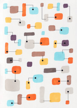 1970 design, a hand drawn doodle