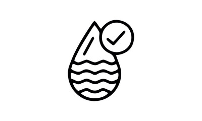 Water treatment icon set vector design 