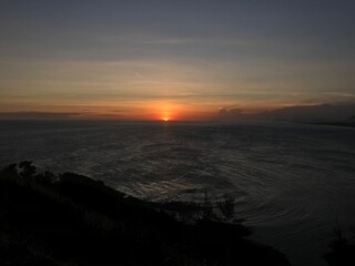Fototapeta premium sunset over the sea