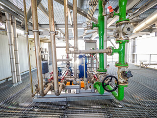 Manual valve for apply industrial zone which popular to install with tank, pipe, pump, and pond in Combined-Cycle Co-Generation Power Plant.