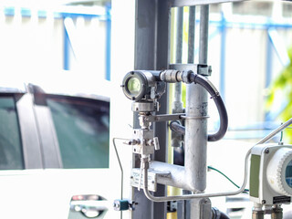 Pressure transmitter was installed in power plant.