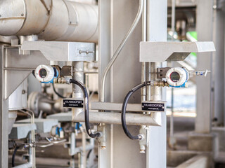 Pressure transmitter was installed in power plant.