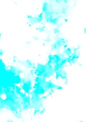 幻想的な水色の水彩テクスチャ