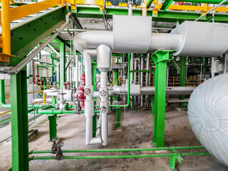 Insulation of steam turbine drain line  for industrial zone in Biomass Power Plant