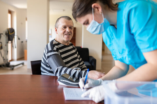 Nurse Attending Patient