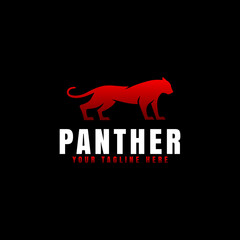 panther logo vector design. for logo templates