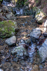 Hatsutani valley in Mount Myoken in Osaka, Japan