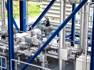 Control valve for control flow and pressure of process condition such water, steam and gas which popular apply to install in industrial, power plant, oil and gas with closed up.