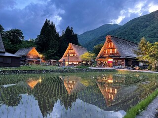 Toyama: Gokayama Gassho-style Houses, Nanto-Shi, World Heritage area, Traditional Japanese confectionery, Yokan, Dango, Matcha