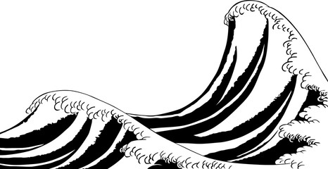 浮世絵　波　その19