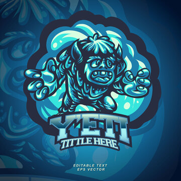 Mascot Yeti Vector Illustration