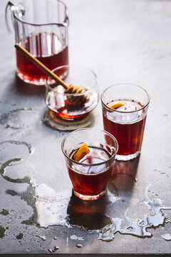 Citrus flavored black tea