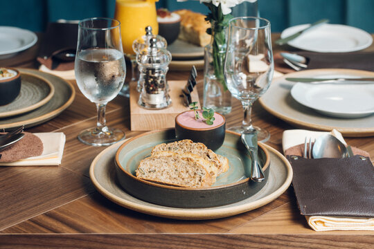 Beautiful Small Meal With Bread