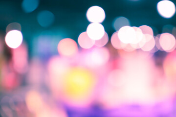 Fototapeta premium Night light in the background bokeh blur background