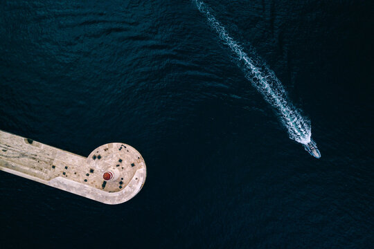 Dock And Luxury Yacht In Malta