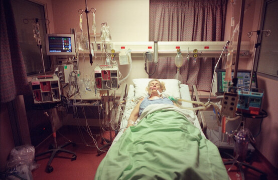 Senior on life-support